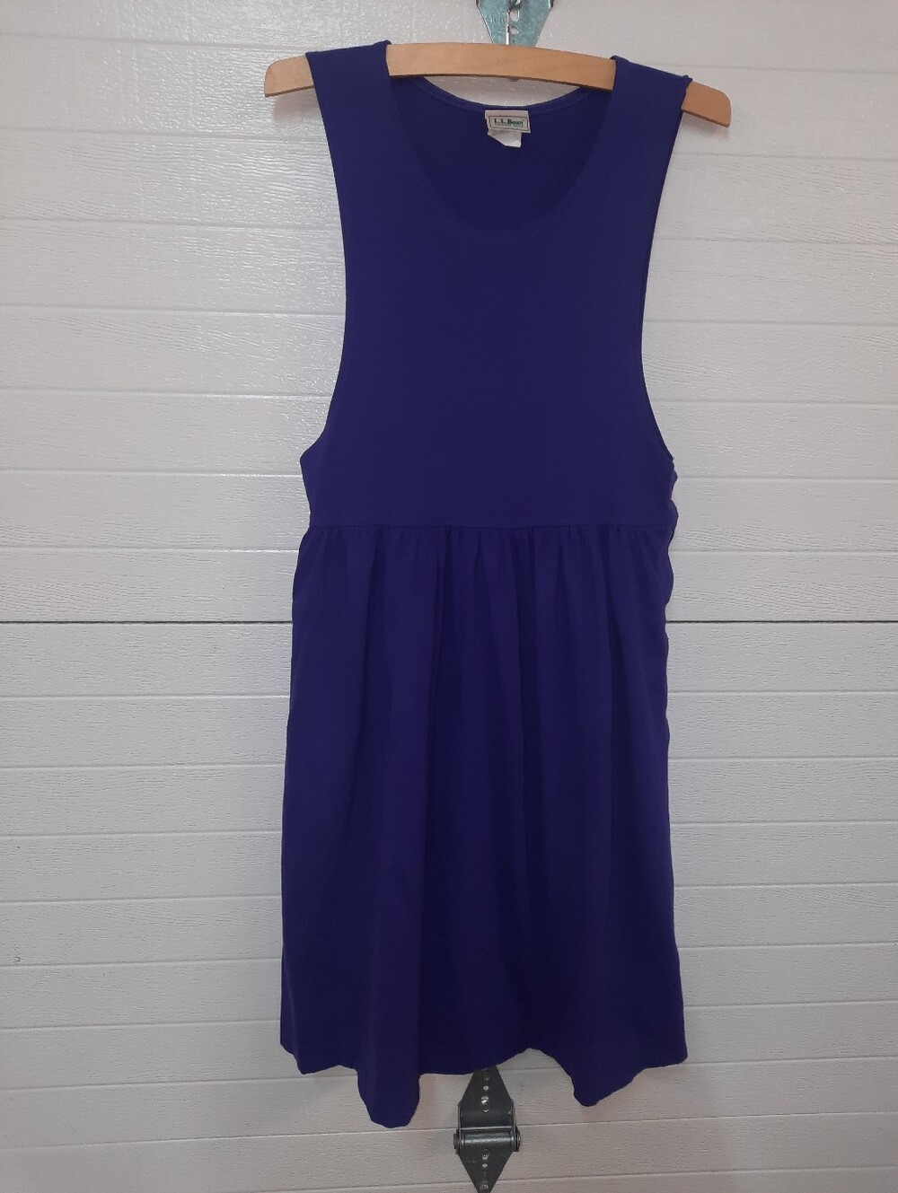 Ladies 90s Sleeveless Purple Dress - L.L. Bean